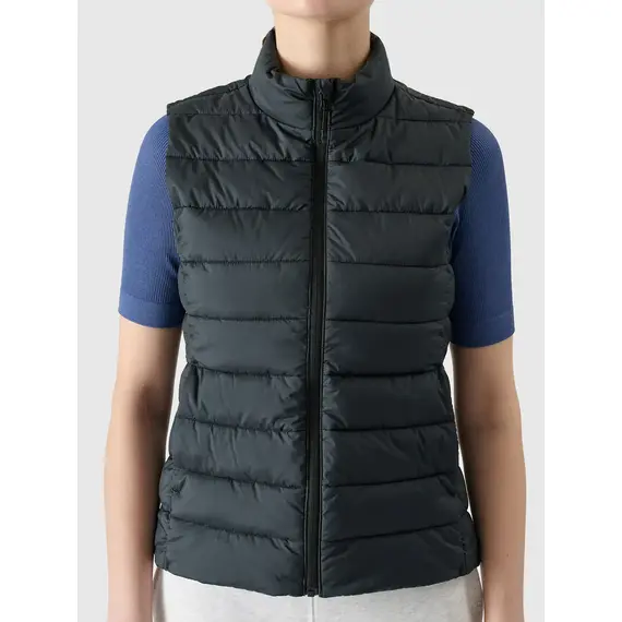 4F kamizelka puchowa z wypełnieniem syntetycznym damska 4FWSS25TVJAF181 czarna, Kolor: czarny, Rozmiar: L, 3 zdjęcie 4F kamizelka puchowa z wypełnieniem syntetycznym damska 4FWSS25TVJAF181 czarna, Kolor: czarny, Rozmiar: L, 3 zdjęcie