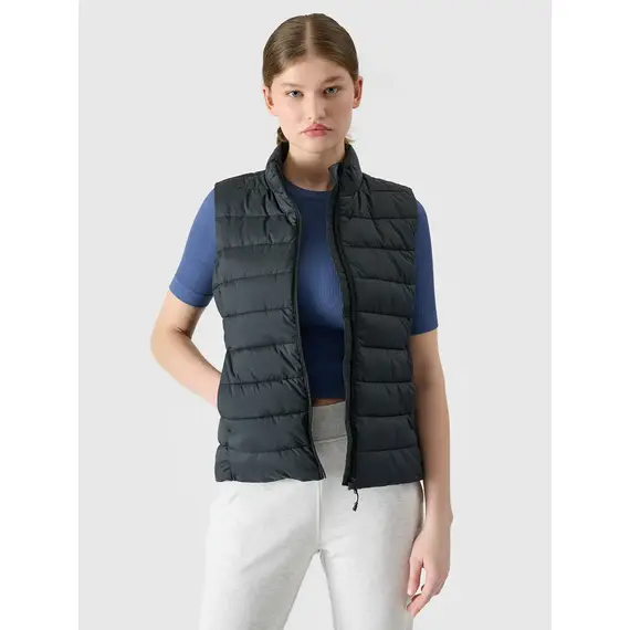 4F kamizelka puchowa z wypełnieniem syntetycznym damska 4FWSS25TVJAF181 czarna, Kolor: czarny, Rozmiar: M, 7 zdjęcie 4F kamizelka puchowa z wypełnieniem syntetycznym damska 4FWSS25TVJAF181 czarna, Kolor: czarny, Rozmiar: M, 7 zdjęcie