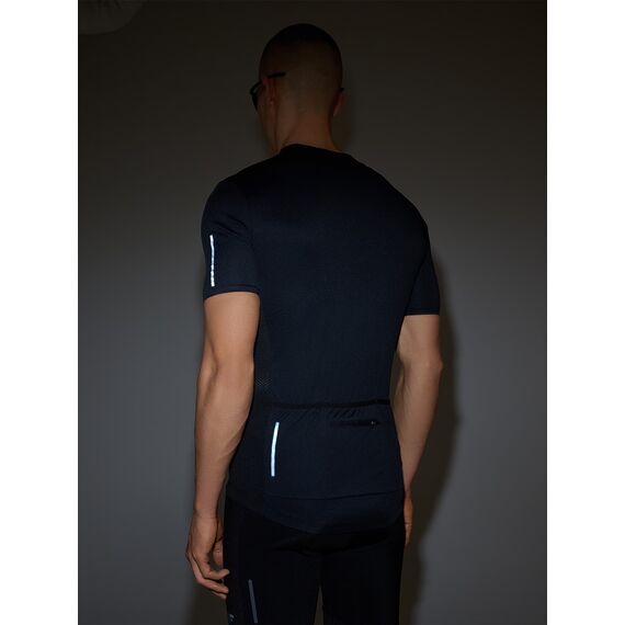 4F t-shirt męski koszulka rowerowa rozpinana męska 4FWSS25TFTSM1285 czarna, Kolor: czarny, Rozmiar: M, 8 zdjęcie