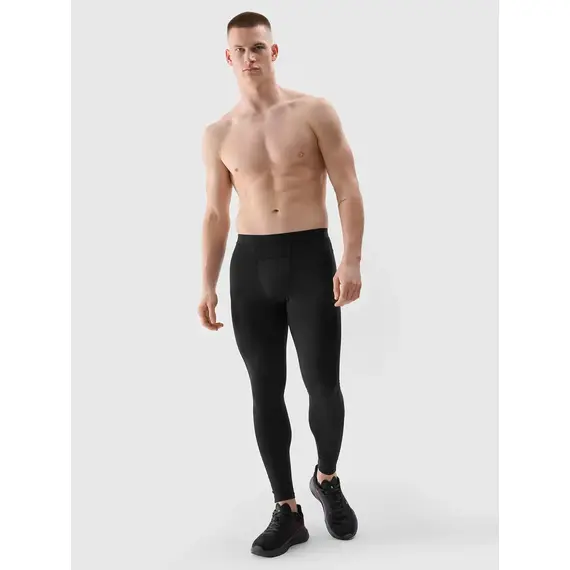 4F legginsy sportowe męskie spodnie 4FWSS25TFTIM338 czarne, Kolor: czarny, Rozmiar: XXL, 2 zdjęcie