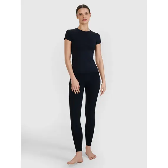 4F koszulka damska t-shirt do ćwiczeń 4FWSS25TFTSF1270 czarny, Kolor: czarny, Rozmiar: XS/S, 2 zdjęcie