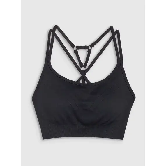 4F biustonosz sportowy z niskim wsparciem treningowy 4FWSS25USBAF166 czarny, Kolor: czarny, Rozmiar: XS/S, 2 zdjęcie