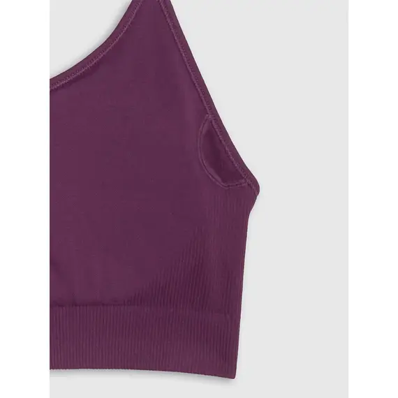 4F biustonosz sportowy treningowy z niskim wsparciem 4FWSS25USBAF166 fioletowy, Kolor: fioletowy, Rozmiar: S, 5 zdjęcie