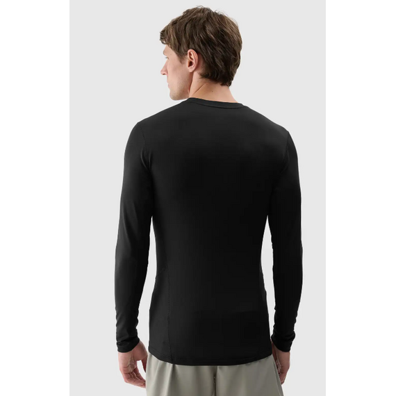 4F longsleeve koszulka treningowa z długim rękawem męska 4FWSS25TFLOM372 czarna, Kolor: czarny, Rozmiar: S, 3 zdjęcie