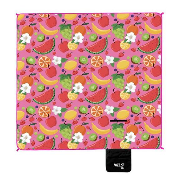 NILS CAMP koc turystyczny z warstwą aluminiową 200x200cm NC2223 różowy, Kolor: różowy, 6 zdjęcie NILS CAMP koc turystyczny z warstwą aluminiową 200x200cm NC2223 różowy, Kolor: różowy, 6 zdjęcie