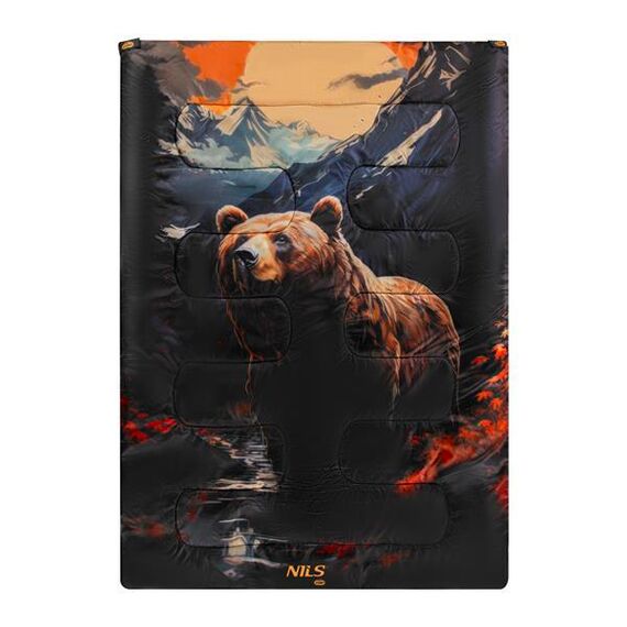 NILS CAMP śpiwór turystyczny 3w1 dwuosobowy BEAR NC3601