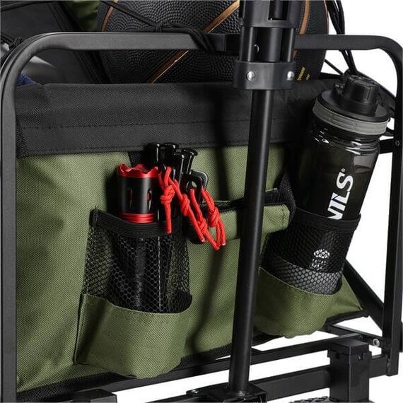 NILS CAMP wózek transportowy turystyczny 150L NC2602 zielony, 5 zdjęcie