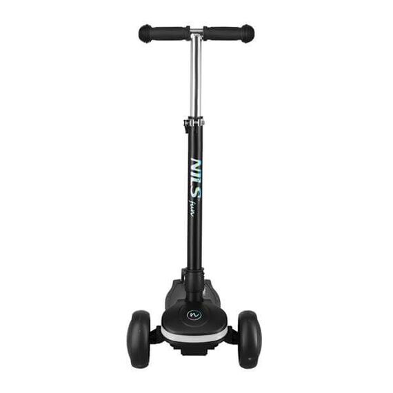 NILS EXTREME hulajnoga trójkołowa świecąca LED HLB1306 czarna, 5 zdjęcie