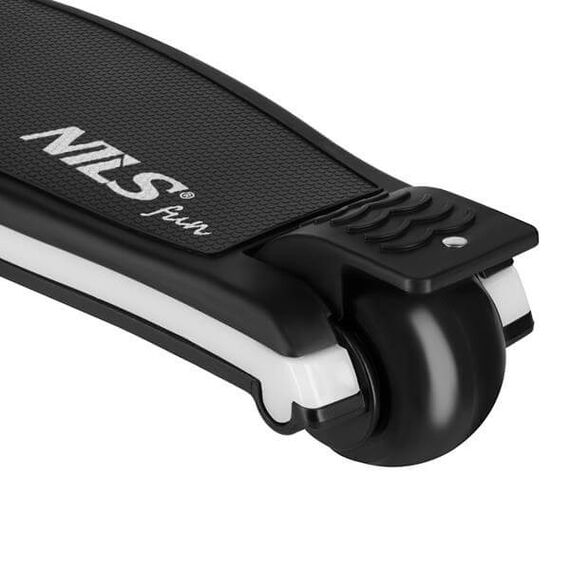 NILS EXTREME hulajnoga trójkołowa świecąca LED HLB1306 czarna, 7 zdjęcie