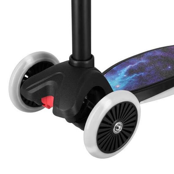 NILS EXTREME hulajnoga trójkołowa świecąca LED HLB1310 czarny, Kolor: czarny, Rozmiar: one size, 6 zdjęcie