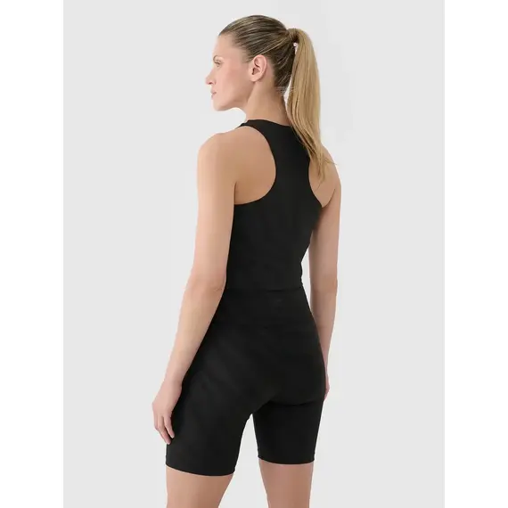 4F koszulka damska na ramiączkach do ćwiczeń 4FWSS25TFSLF413 czarna, Kolor: czarny, Rozmiar: L, 2 zdjęcie 4F koszulka damska na ramiączkach do ćwiczeń 4FWSS25TFSLF413 czarna, Kolor: czarny, Rozmiar: L, 2 zdjęcie