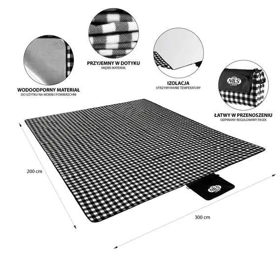 NILS CAMP koc turystyczny z warstwą aluminiową 300x200cm NC2310, 2 zdjęcie NILS CAMP koc turystyczny z warstwą aluminiową 300x200cm NC2310, 2 zdjęcie