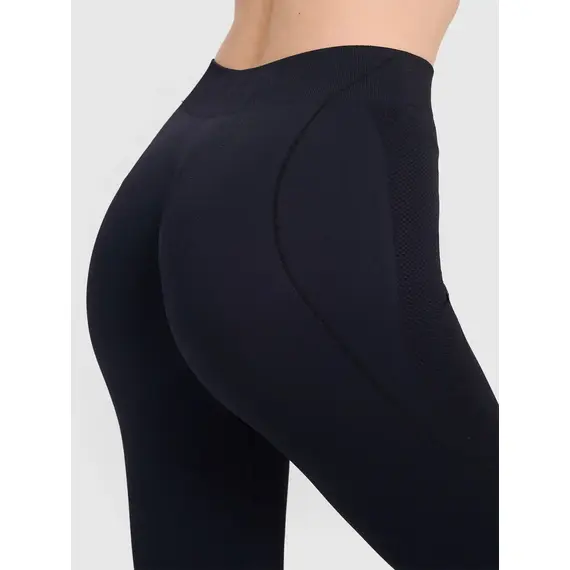 4F legginsy sportowe damskie bezszwowe do ćwiczeń 4FRSS25TFTIF390 czarne, Kolor: czarny, Rozmiar: XS/S, 5 zdjęcie