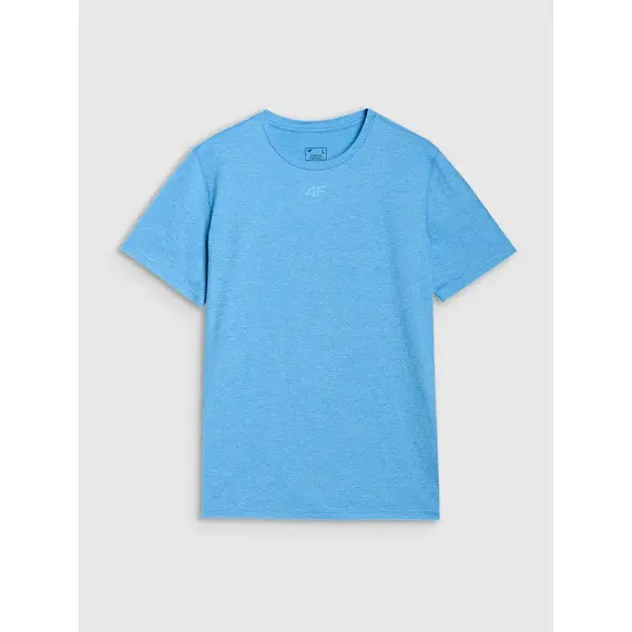 4F koszulka męska t-shirt treningowa 4FWSS25TFTSM1344 niebieska, Kolor: niebieski, Rozmiar: M, 4 zdjęcie