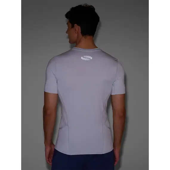 4F koszulka do biegania t-shirt męski 4FWSS25TFTSM1263 biały, Kolor: biały, Rozmiar: M, 4 zdjęcie