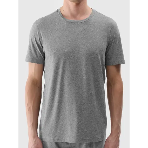 4F koszulka męska t-shirt treningowa 4FWSS25TFTSM1344 szara, Kolor: szary, Rozmiar: L, 3 zdjęcie