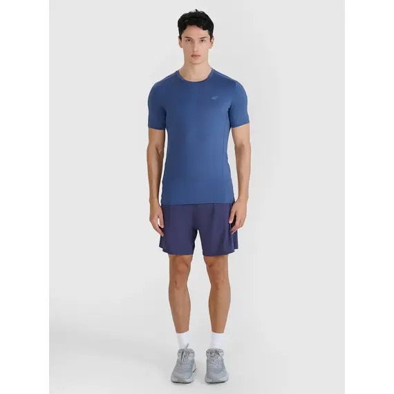 4F koszulka do biegania t-shirt męski 4FWSS25TFTSM1263 granatowy, Kolor: granatowy, Rozmiar: M, 4 zdjęcie