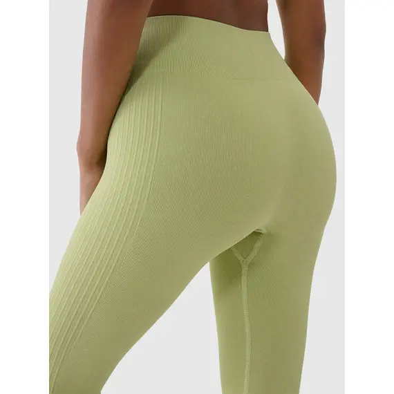 4F legginsy sportowe damskie do ćwiczeń 4FRSS25TFTIF309 zielone, Kolor: zielony, Rozmiar: XS/S, 3 zdjęcie