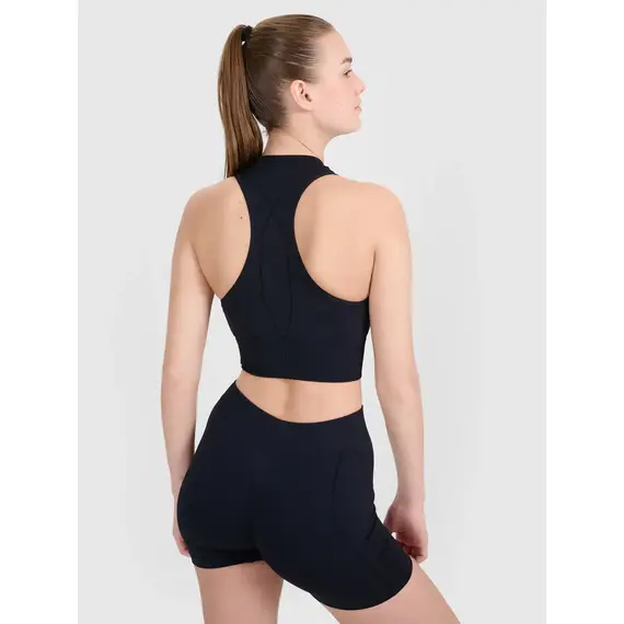 4F top koszulka damska na ramiączkach 4FRSS25TFSLF721 czarna, Kolor: czarny, Rozmiar: XS/S, 5 zdjęcie