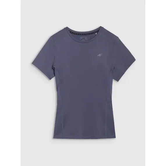 4F koszulka damska t-shirt do biegania 4FWSS25TFTSF1267 granatowa, Kolor: granatowy, Rozmiar: M, 5 zdjęcie