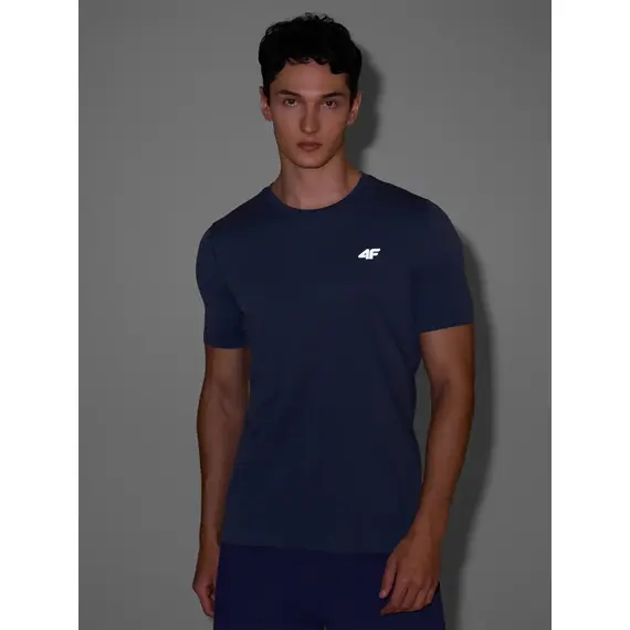 4F koszulka do biegania t-shirt męski 4FWSS25TFTSM1262 szary, Kolor: szary, Rozmiar: L/Xl, 5 zdjęcie