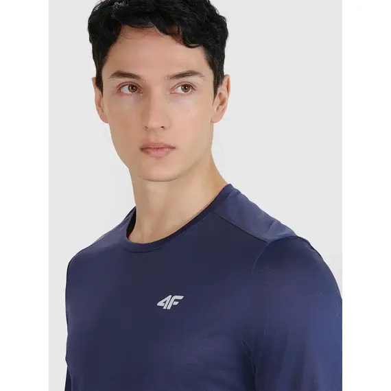 4F koszulka z długim rekawem treningowa longsleeve 4FWSS25TFLOM326 granatowa, Kolor: granatowy, Rozmiar: L, 2 zdjęcie