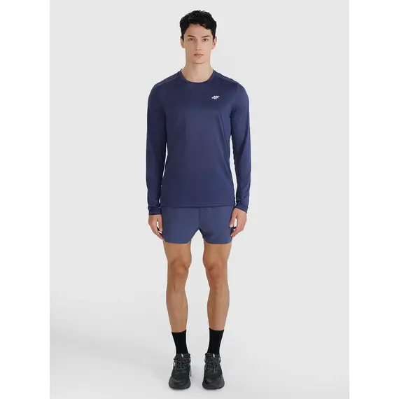 4F koszulka z długim rekawem treningowa longsleeve 4FWSS25TFLOM326 granatowa, Kolor: granatowy, Rozmiar: XL, 4 zdjęcie