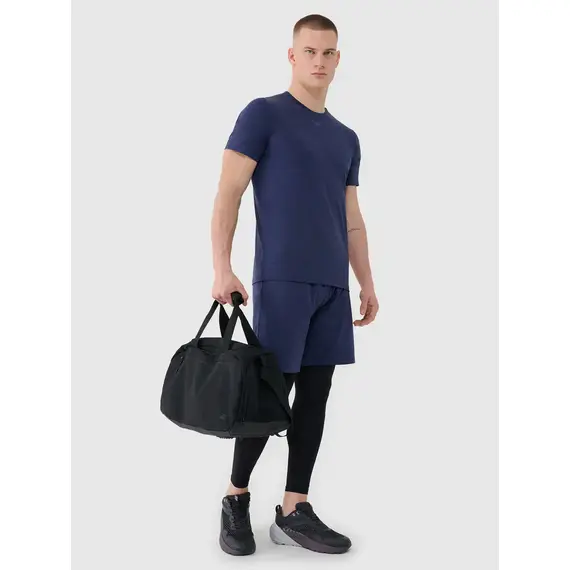 4F koszulka męska t-shirt treningowa szybkoschnąca 4FWSS25TFTSM1344 granatowa, Kolor: granatowy, Rozmiar: M, 4 zdjęcie