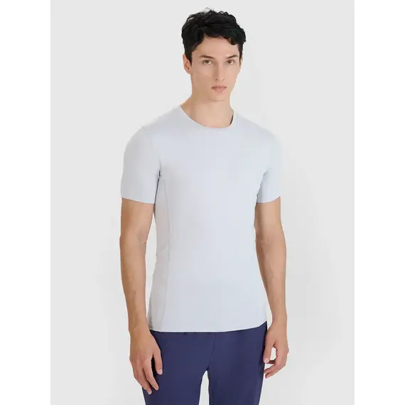 4F koszulka do biegania t-shirt męski 4FWSS25TFTSM1263 biały, Kolor: biały, Rozmiar: L
