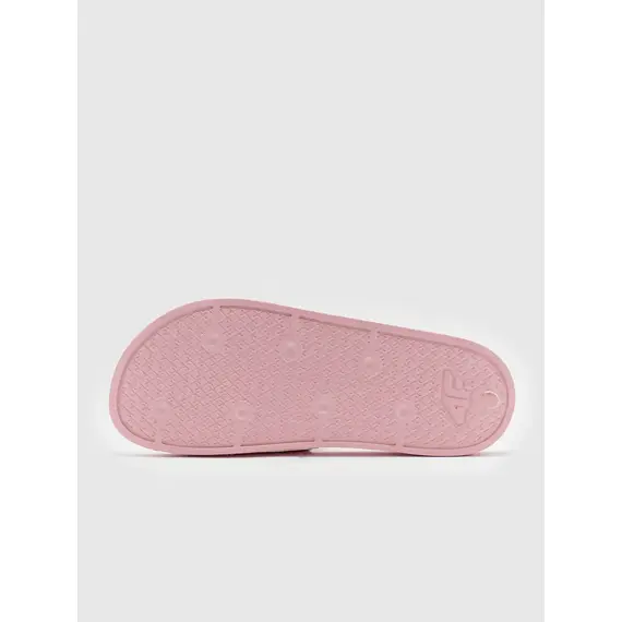 4F klapki gumowe wodoodporne na basen damskie F010 różowe, Kolor: różowy, Rozmiar: 39, 5 zdjęcie