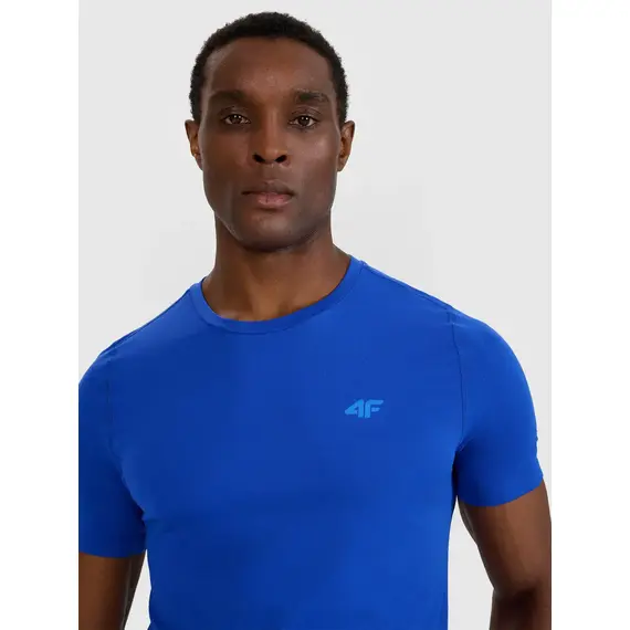 4F koszulka do biegania t-shirt męski 4FWSS25TFTSM1262 niebieski, Kolor: niebieski, Rozmiar: S/M, 2 zdjęcie