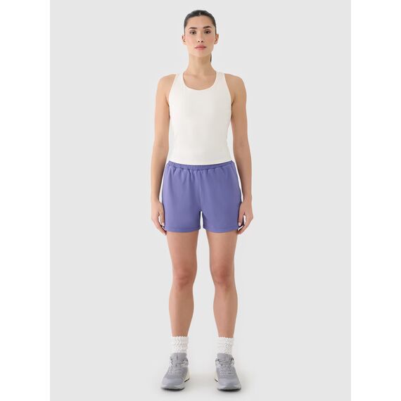 4F spodenki damskie sportowe do ćwiczeń 4FRSS25TFSHF0874 fioletowe, Kolor: fioletowy, Rozmiar: L, 2 zdjęcie