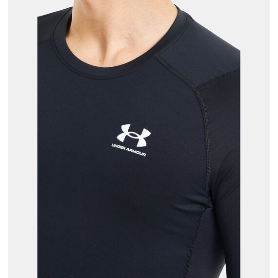 UNDER ARMOUR koszulka treningowa męska t-shirt HG Armour Comp SS czarna, Kolor: czarny, Rozmiar: S, 5 zdjęcie
