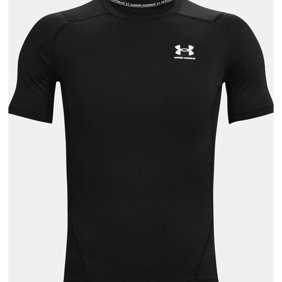 UNDER ARMOUR koszulka treningowa męska t-shirt HG Armour Comp SS czarna, Kolor: czarny, Rozmiar: XL, 6 zdjęcie