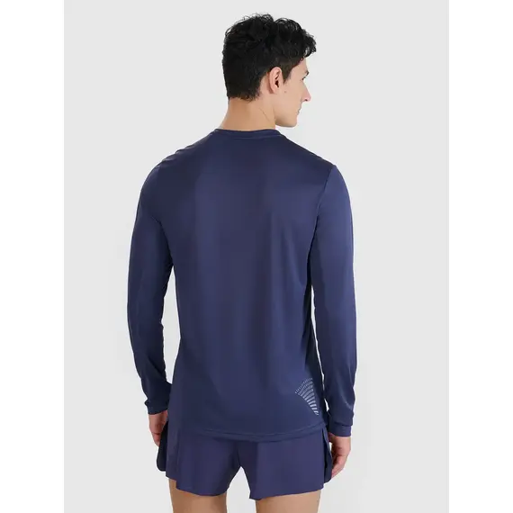 4F koszulka z długim rekawem treningowa longsleeve 4FWSS25TFLOM326 granatowa, Kolor: granatowy, Rozmiar: L, 7 zdjęcie