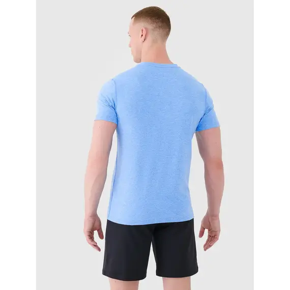 4F koszulka męska t-shirt treningowa 4FWSS25TFTSM1344 niebieska, Kolor: niebieski, Rozmiar: M, 5 zdjęcie
