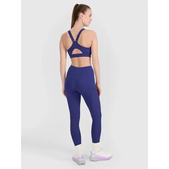 4F legginsy sportowe damskie do ćwiczeń 4FWSS25TFTIF304 granatowe, Kolor: granatowy, Rozmiar: S, 3 zdjęcie