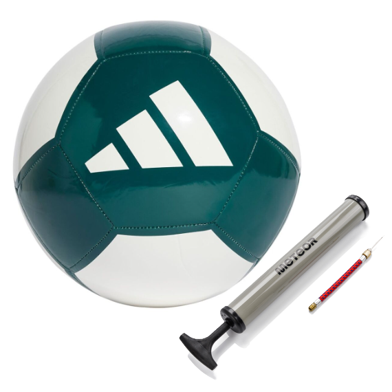 ADIDAS piłka nożna treningowa IX3983 biała/zielona + pompka