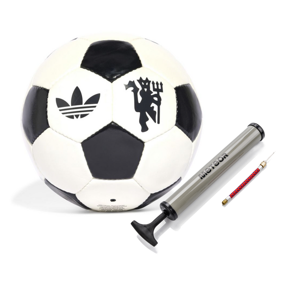 ADIDAS piłka nożna Manchester United IX4024 biała/czarna + pompka