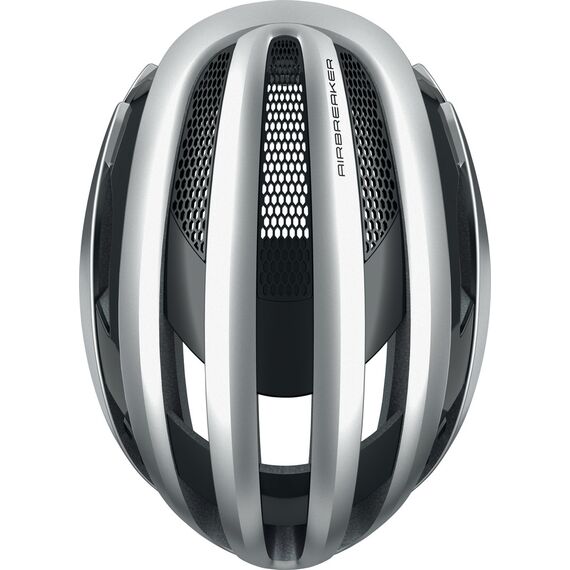 ABUS kask rowerowy AIRBREAKER gleam silver L
