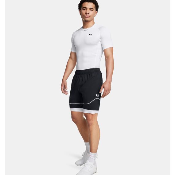 UNDER ARMOUR koszulka treningowa męska t-shirt HG Armour Comp SS biała, Kolor: biały, Rozmiar: M, 3 zdjęcie