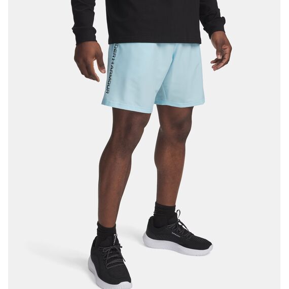 UNDER ARMOUR spodenki sportowe Tech Woven Wordmark niebieskie, Kolor: niebieski, Rozmiar: M