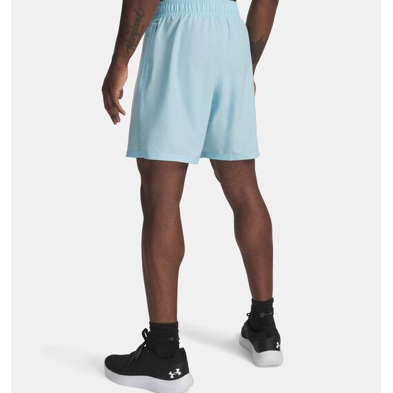 UNDER ARMOUR spodenki sportowe Tech Woven Wordmark niebieskie, Kolor: niebieski, Rozmiar: M, 2 zdjęcie