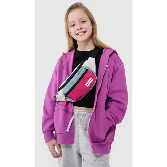 4F bluza rozpinana dla dziewczynki 4FJWSS25TSWSF1853 fioletowa, Kolor: fioletowy, Rozmiar: 152, 6 zdjęcie