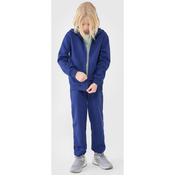 4F bluza z kapturem dla chłopca 4FJWSS25TSWSM1851 niebieska, Kolor: niebieski, Rozmiar: 152, 2 zdjęcie