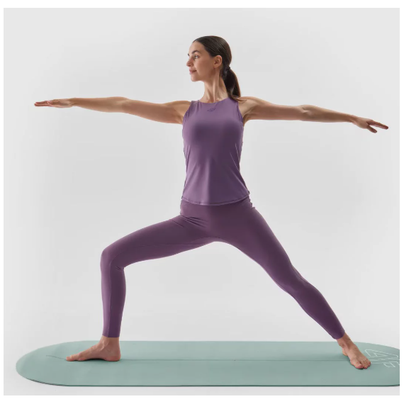 4F koszulka na ramiączkach damska do ćwiczeń 4FWAW24TFTSF1065 fioletowa, Kolor: fioletowy, Rozmiar: XS, 2 zdjęcie 4F koszulka na ramiączkach damska do ćwiczeń 4FWAW24TFTSF1065 fioletowa, Kolor: fioletowy, Rozmiar: XS, 2 zdjęcie