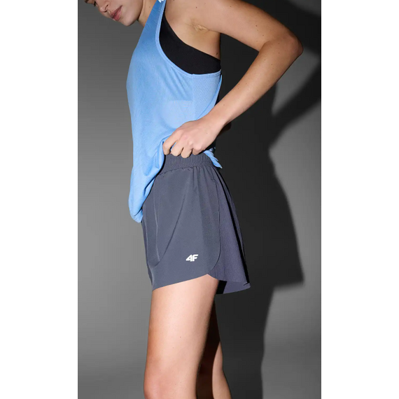 4F spodenki krótkie damskie do ćwiczeń 4FWSS25TFSHF0881 szary, Kolor: szary, Rozmiar: XL, 5 zdjęcie