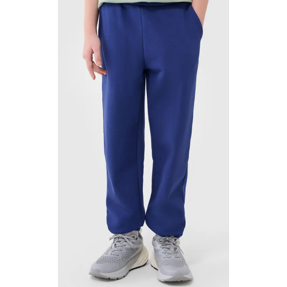 4F spodnie bawełniane dziecięce dresowe 4FJWSS25TTROM1186 niebieskie, Kolor: niebieski, Rozmiar: 164, 4 zdjęcie 4F spodnie bawełniane dziecięce dresowe 4FJWSS25TTROM1186 niebieskie, Kolor: niebieski, Rozmiar: 164, 4 zdjęcie