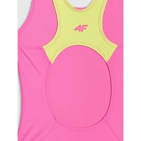 4F strój kapielowy jednoczęściowy dla dziewczynki 4FJWMM00USWSF074 różowy, Kolor: różowy, Rozmiar: 158/164, 4 zdjęcie