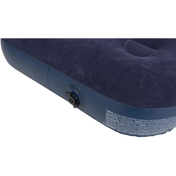 MATERAC FLOKOWANY 1-OSOBOWY 191x73x22CM Z POMPKĄ 2W1 24040